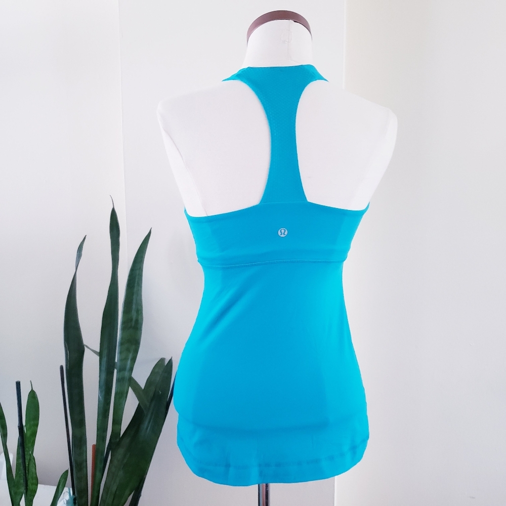 Lululemon T Back Faux Wrap Front Tank - 6
